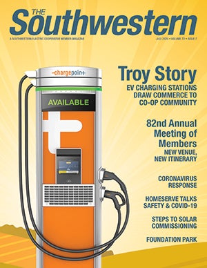 EV charger illustration